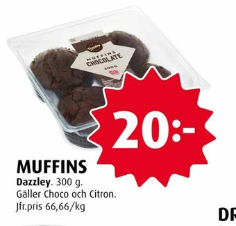 Handlar'n Dazzley Muffins erbjuda