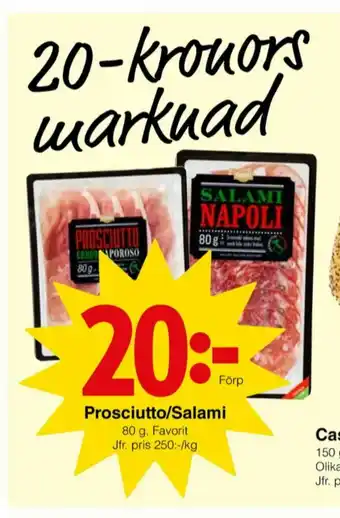 Matöppet Favorit Salami erbjuda