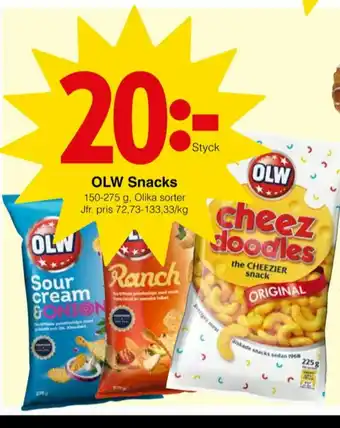 Matöppet OLW Ostbågar erbjuda