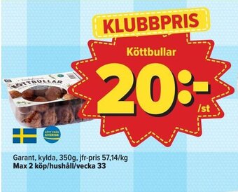Östenssons Köttbullar erbjuda