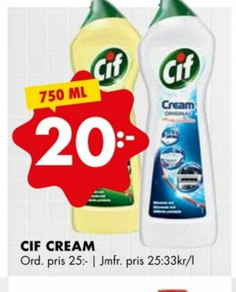 ÖoB Cif Rengöringsmedel erbjuda