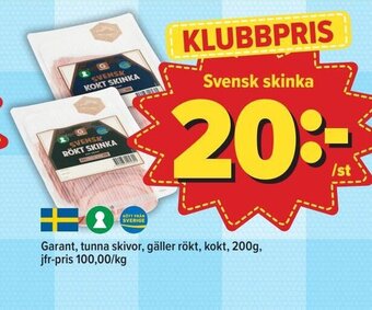 Östenssons Svensk skinka erbjuda