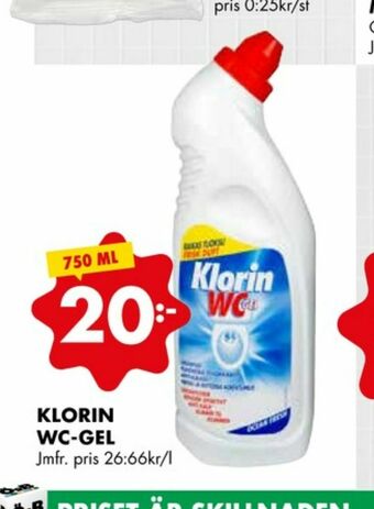 ÖoB Klorin WC rent erbjuda