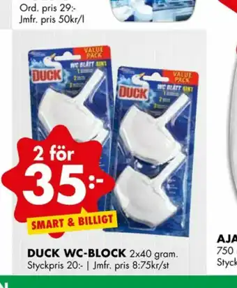 ÖoB Duck WC block erbjuda