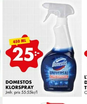 ÖoB Domestos Rengöringsmedel erbjuda