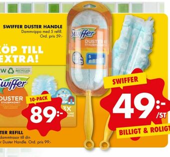 ÖoB Swiffer Dammvippa erbjuda