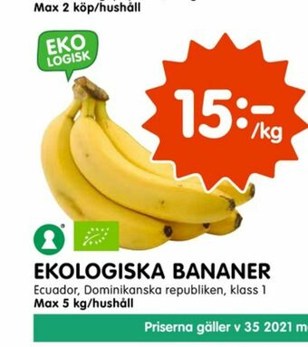 Tempo Bananer erbjuda