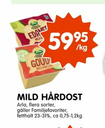 Tempo Arla Edamer erbjuda