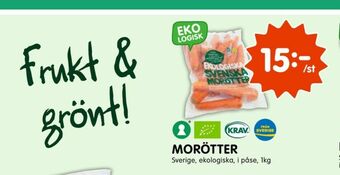 Tempo Garant Morötter erbjuda