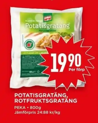 Willys Peka Potatisgratäng Rotfruktsgratäng 800g erbjuda
