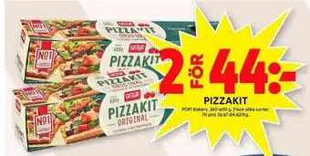 Pop! Bakery Pizzakit 260-600g