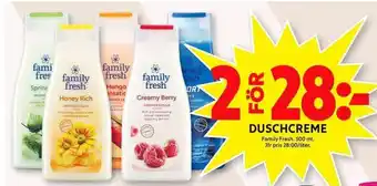 ICA Maxi Family Fresh Duschcreme 500ml erbjuda