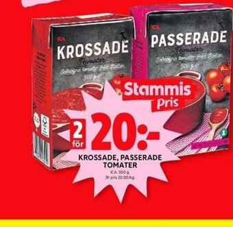 ICA Kvantum KROSSADE, PASSERADE TOMATER erbjuda