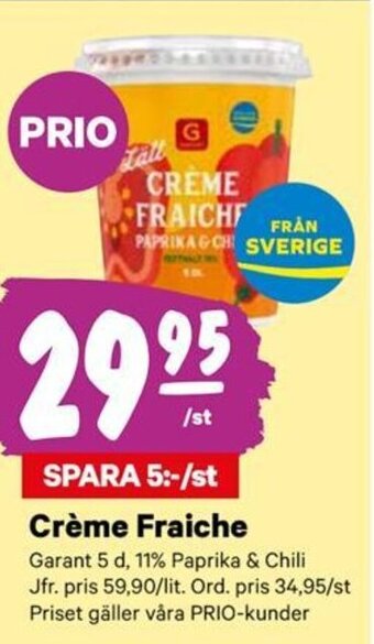 City Gross Crème Fraiche erbjuda