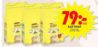 ICA Maxi Friskies Kattmat 4kg erbjuda