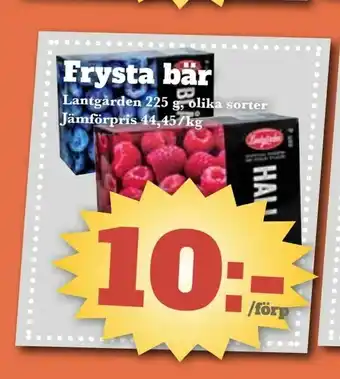 Frysta bär