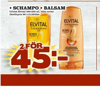 Bonum Matmarknad Schampo • balsam erbjuda