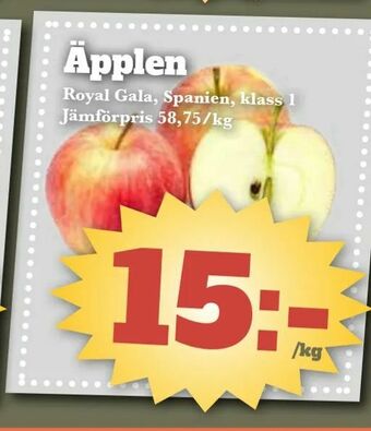 Bonum Matmarknad Äpplen erbjuda