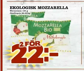 Ekologisk mozzarella