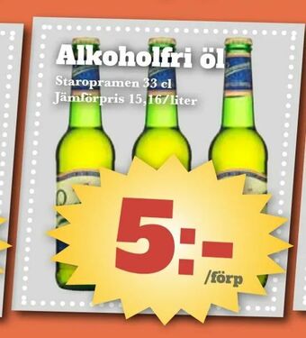 Bonum Matmarknad Alkoholfri öl erbjuda