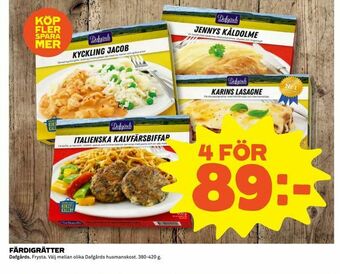 Coop Extra Färdigrätter erbjuda