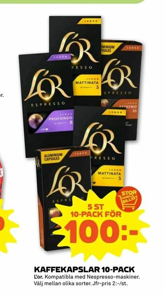 Coop Forum Kaffekapslar 10-pack erbjuda