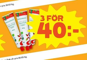 Coop Forum Ekologisk tomatpuré erbjuda