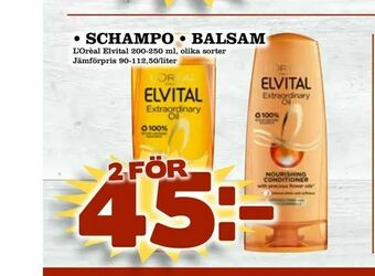 Din Mat schampo • balsam erbjuda