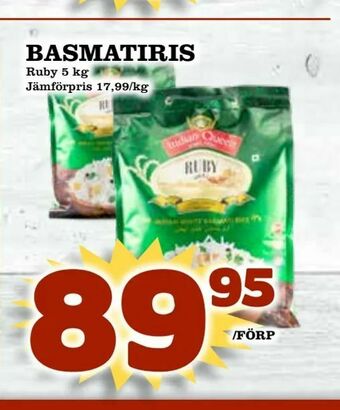 Din Mat Basmatiris erbjuda