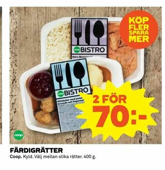 Coop Extra Färdigrätter erbjuda