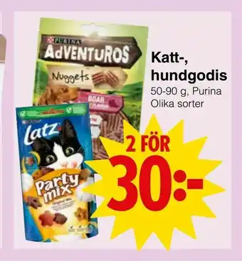Katt-, hundgodis