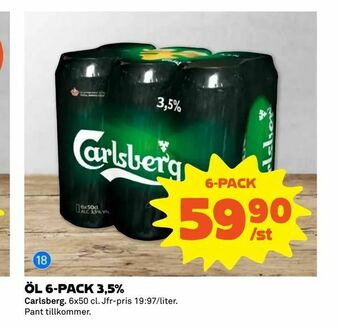 Coop Extra Öl 6-pack 3,5% erbjuda