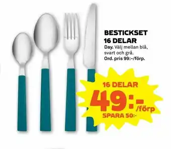 Coop Forum Bestickset 16 delar erbjuda