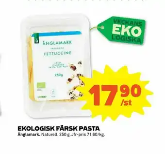 Coop Forum Ekologisk färsk pasta erbjuda