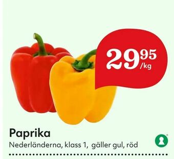 Hemköp Paprika erbjuda