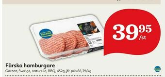 Hemköp Färska hamburgare erbjuda