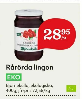 Rårörda lingon