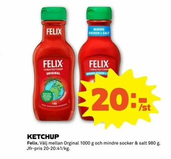 Stora Coop Ketchup erbjuda