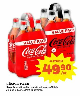 Stora Coop Läsk 4-pack erbjuda