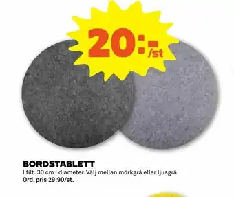 Bordstablett
