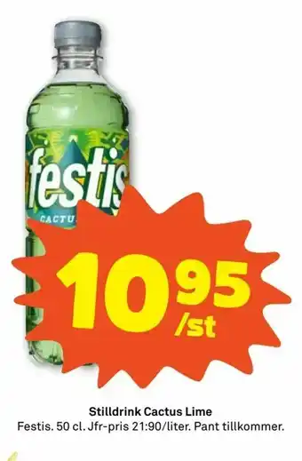 Coop Forum Stilldrink Cactus Lime erbjuda