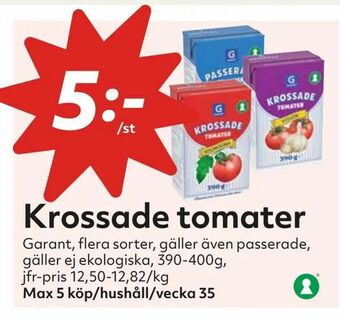 Hemköp Krossade tomater erbjuda
