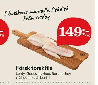 Hemköp Färsk torskfilé erbjuda