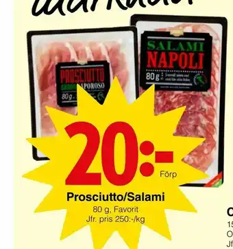 Prosciutto/Salami