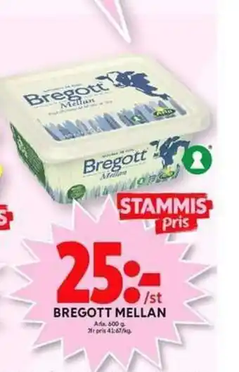 Arla Bregott Mellan 600g