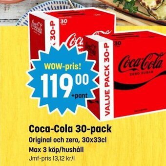 Eurocash Coca-Cola 30-pack erbjuda