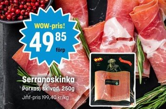 Eurocash Serranoskinka Porxas erbjuda