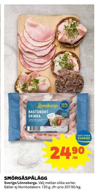 Coop Daglivs Smörgåspålägg erbjuda