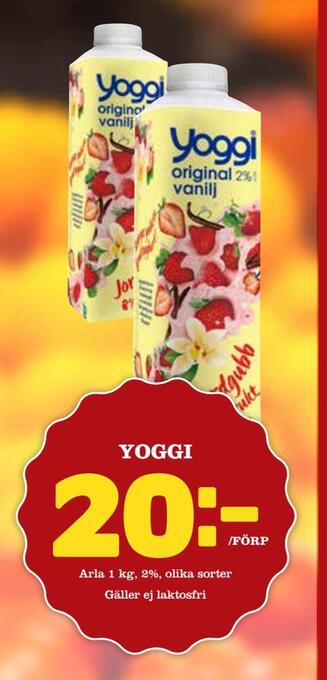 Bonum Matmarknad Yoggi erbjuda