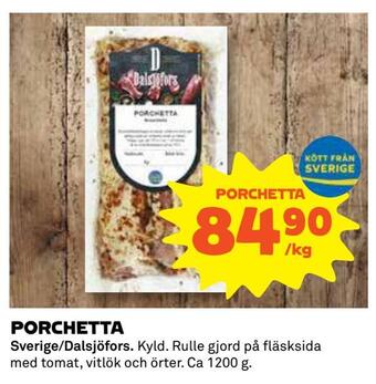 Coop Konsum Porchetta erbjuda
